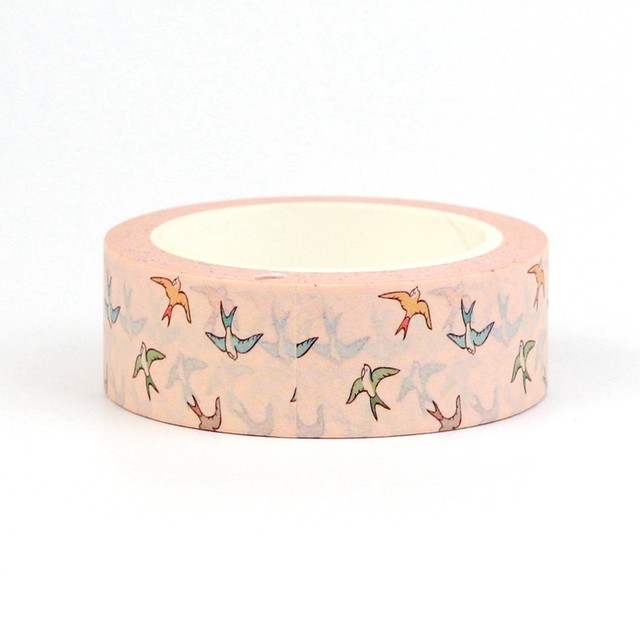 2023 NEW Bulk 10pcs/Lot Decorative Neutral Beige Swallow Paper Washi Tapes  for Planner Adhesive Masking Tape Cute Stationery - AliExpress
